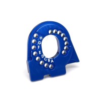 Traxxas Motor mount plate trx-4 6061-t6 alumininum (blue-anodized) TRX8290X