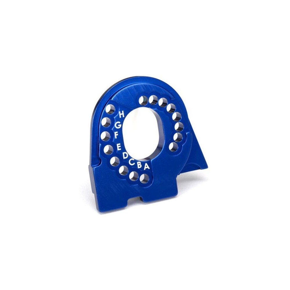 Placa montaje motor TRX-4 aluminio anodizado azul Traxxas TRX8290X Placa montaje motor TRX-4 aluminio anodizado azul Traxxas TRX8290X