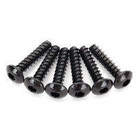 Traxxas Screws 2.6x12mm button-head self-tapping (hex drive) (6) TRX8299