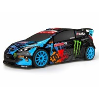 HPI PAINTED MICRO RS4 BODY KEN BLOCK 2013 GRC FORD FIESTA H.F.H.V. 1:18 HPI-113080