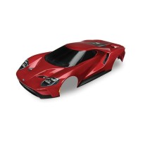 Traxxas Body Ford gt red (painted decals applied) TRX8311R