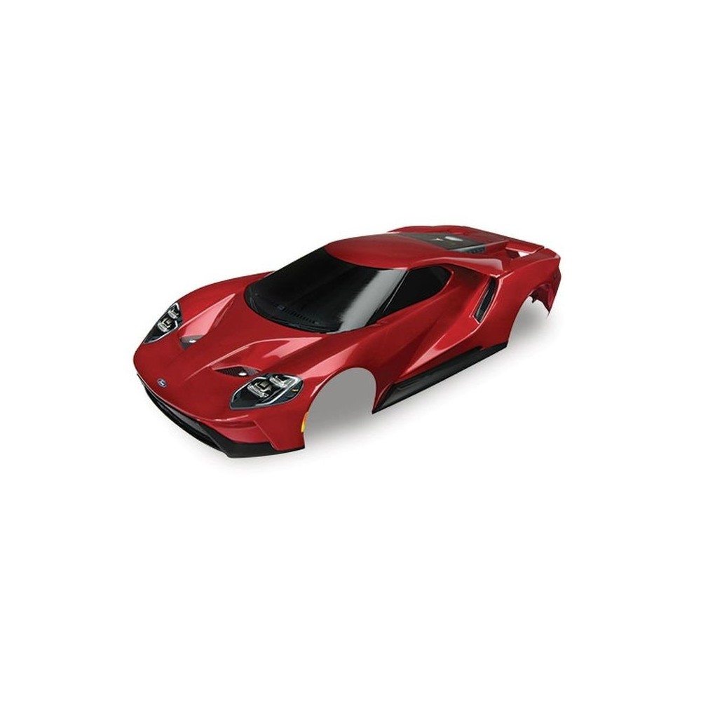 Traxxas Body Ford gt red (painted decals applied) TRX8311R