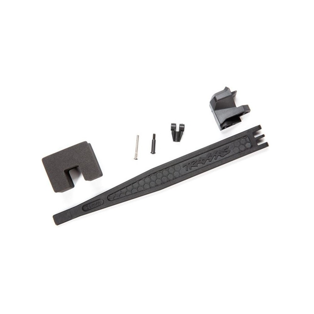 Soporte batería con clip y espaciador Traxxas TRX8326 Soporte batería con clip y espaciador Traxxas TRX8326