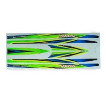 Traxxas Decal set hull (green) (waterproof) (for disruptor) TRX10698-GRN