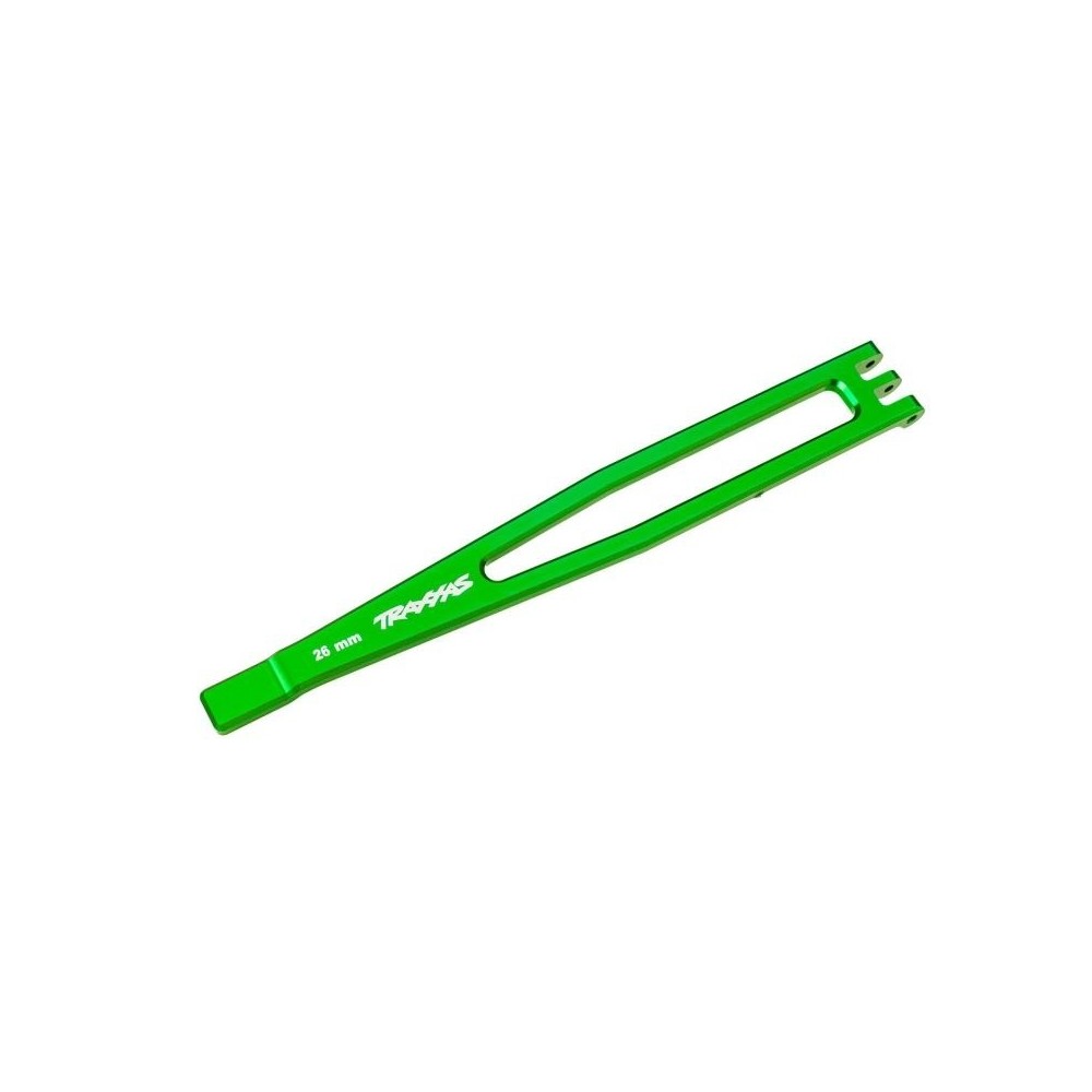 Soporte batería aluminio verde Traxxas TRX8327-GRN Soporte batería aluminio verde Traxxas TRX8327-GRN