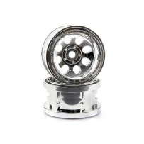 HPI ROCK 8 BEAD LOCK WHEEL CHROME HPI-3213