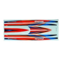 Traxxas Decal set hull (orange) (waterproof) (for disruptor) TRX10698-ORNG