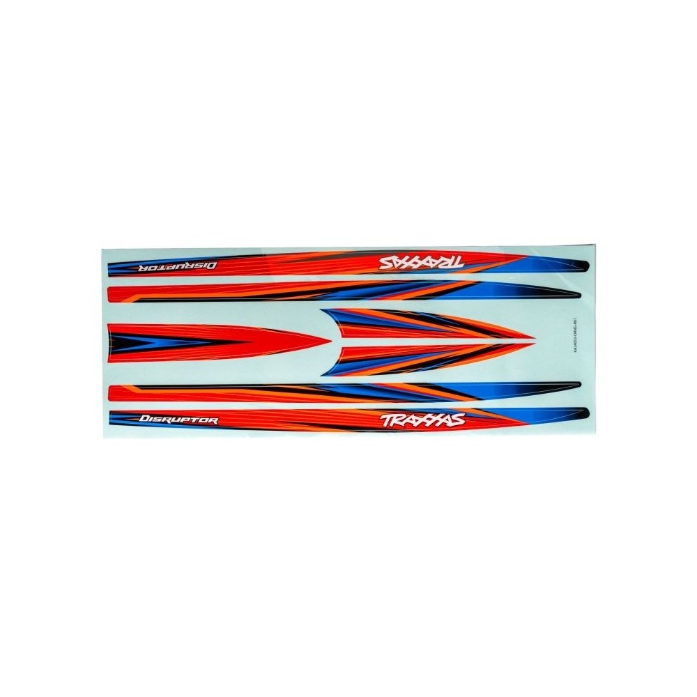 Traxxas Decal set hull (orange) (waterproof) (for disruptor) TRX10698-ORNG Traxxas Decal set hull (orange) (waterproof) (for disruptor) TRX10698-ORNG
