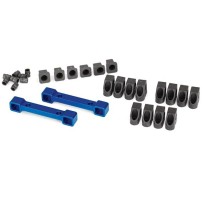 Traxxas Mounts suspension arms aluminum (blue-anodized) (front r ) TRX8334X