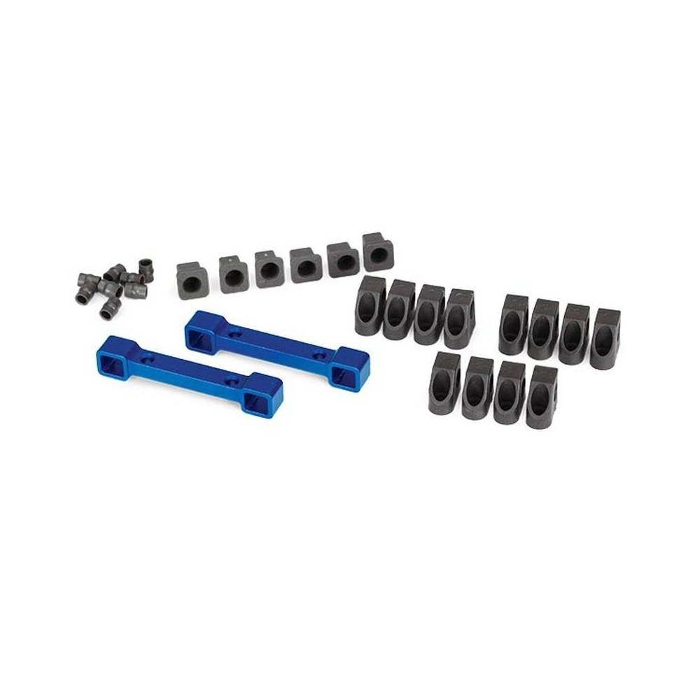 Soportes brazos suspensión aluminio anodizado azul Traxxas TRX8334X Soportes brazos suspensión aluminio anodizado azul Traxxas TRX8334X
