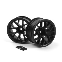 HPI RTR WHEEL 26MM BLACK 6MM OFFSET/2PCS HPI-160400