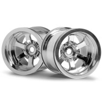 HPI Scorch 6-Spoke Wheel Shiny Chromo HPI-3087