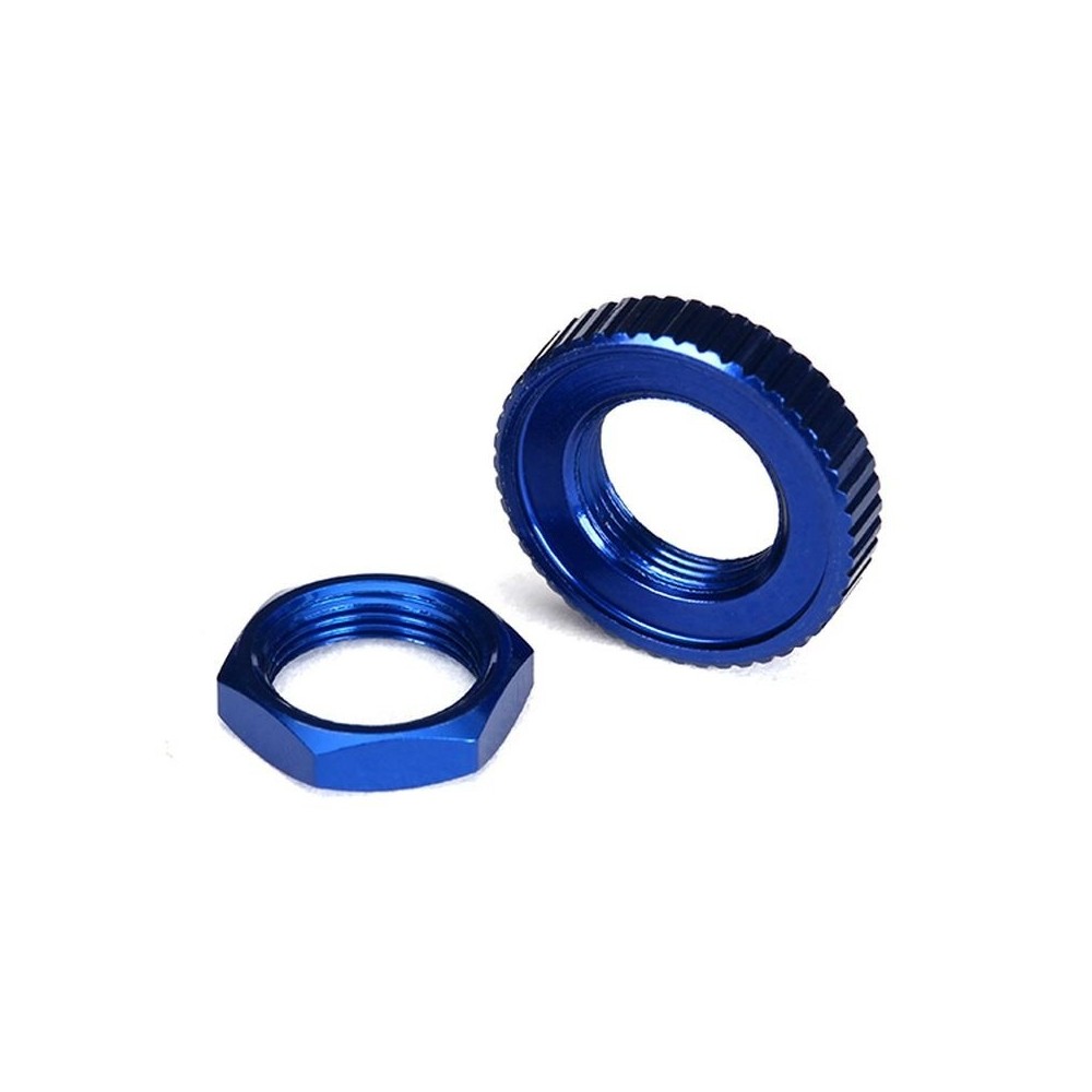 Tuercas protector servo aluminio azul Traxxas TRX8345 Tuercas protector servo aluminio azul Traxxas TRX8345