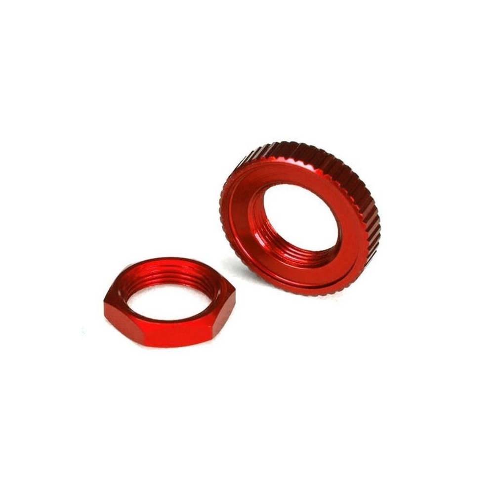 Tuercas protector servo aluminio rojo Traxxas TRX8345R Tuercas protector servo aluminio rojo Traxxas TRX8345R