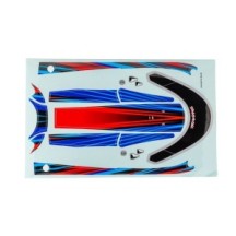 Traxxas Decal set hatch (blue) (waterproof) (for disruptor) TRX10699-BLUE