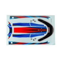 Traxxas Decal set hatch (blue) (waterproof) (for disruptor) TRX10699-BLUE