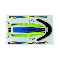 Traxxas Decal set hatch (green) (waterproof) (for disruptor) TRX10699-GRN