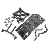 HPI Skid Plate/Body Mount/Savage X Shock Tower Set HPI-85234