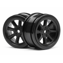 HPI SPOKE WHEEL 26mm BLACK 0mm OFFSET HPI-3806