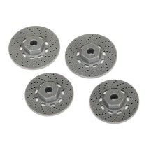 Cubos de rueda con rotores freno disco Traxxas TRX8356