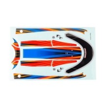 Traxxas Decal set hatch (orange) (waterproof) (for disruptor) TRX10699-ORNG