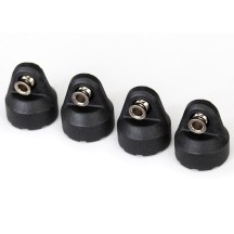 Traxxas Shock caps (black) (4) assembled with hollow balls TRX8361