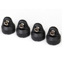 Traxxas Shock caps (black) (4) assembled with hollow balls TRX8361