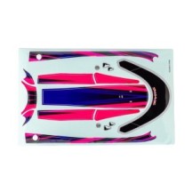 Traxxas Decal set hatch (pink) (waterproof) (for disruptor) TRX10699-PINK