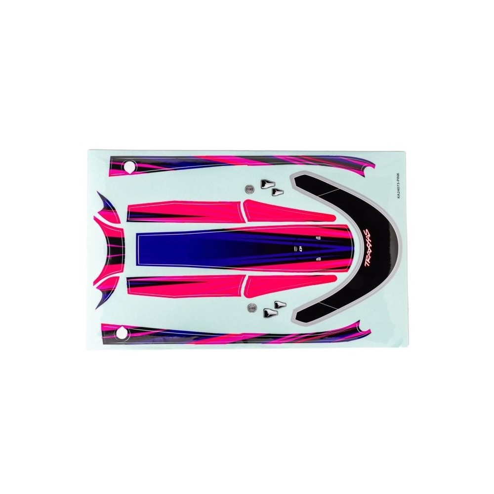 Traxxas Decal set hatch (pink) (waterproof) (for disruptor) TRX10699-PINK Traxxas Decal set hatch (pink) (waterproof) (for disruptor) TRX10699-PINK