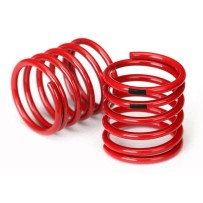 Traxxas Spring shock (red) (4.4 rate black stripe) (2) TRX8364