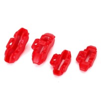 Traxxas Brake calipers (red) front (2) rear (2) TRX8367