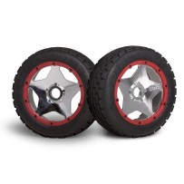 HPI SUPER STAR WHEEL SHINY CHROME (120x60mm/2pcs/ HPI-3224