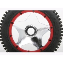 HPI SUPER STAR WHEEL SHINY CHROME (120x75mm/2pcs HPI-3229