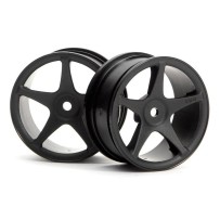 HPI SUPER STAR WHEELS 26mm BLACK HPI-3696