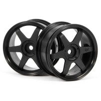 HPI TE37 WHEEL 26MM BLACK (0MM OFFSET HPI-3836