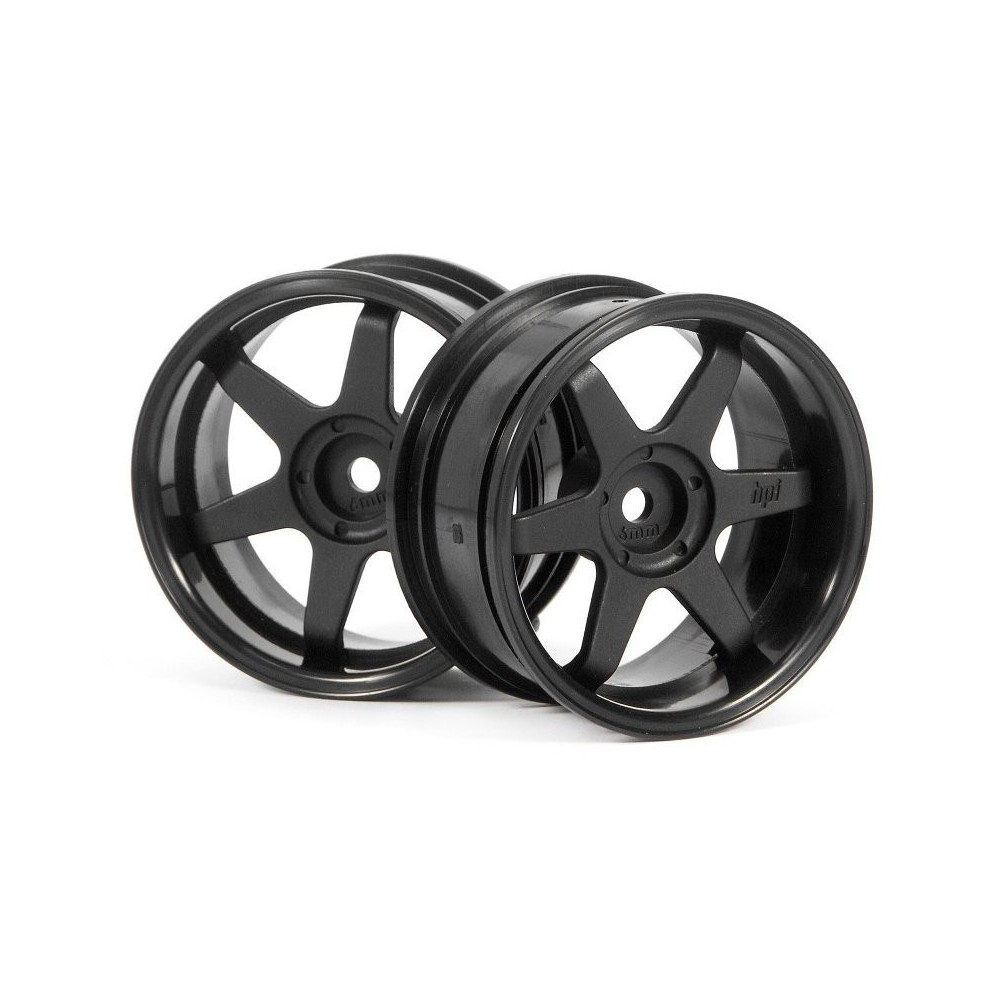HPI TE37 WHEEL 26MM BLACK (6MM OFFSET HPI-3846 HPI TE37 WHEEL 26MM BLACK (6MM OFFSET HPI-3846