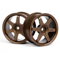 HPI TE37 WHEEL 26mm BRONZE HPI-3838