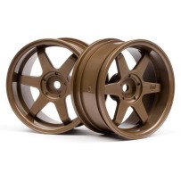 HPI TE37 WHEEL 26mm BRONZE HPI-3848