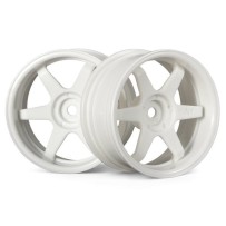 HPI TE37 WHEEL 26MM WHITE HPI-3845