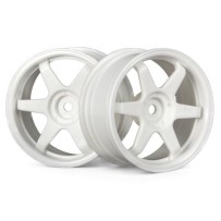 HPI TE37 WHEEL 26MM WHITE HPI-3840