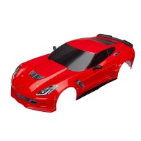 Traxxas Body Chevrolet Corvette z06 red (painted decals applied) TRX8386R