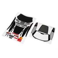 Traxxas Decal sheets Chevrolet Corvette z06 TRX8387