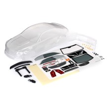 Carrocería Cadillac CTS-V transparente sin pintar con calcomanías Traxxas TRX8391