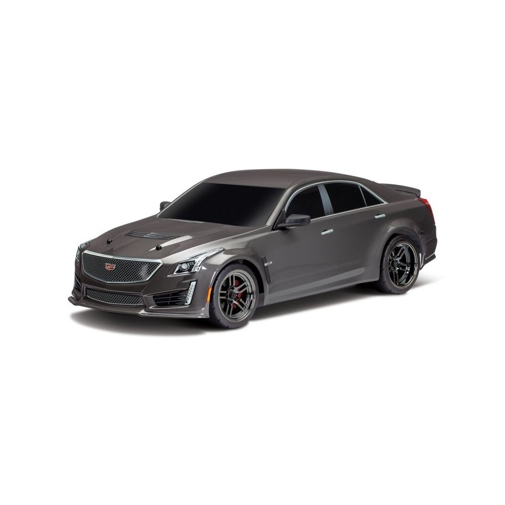 Carrocería Cadillac CTS-V plata pintada con calcomanías aplicadas Traxxas TRX8391X Carrocería Cadillac CTS-V plata pintada con calcomanías aplicadas Traxxas TRX8391X