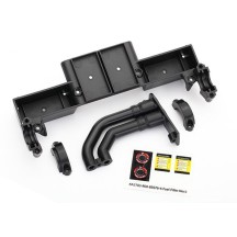 Traxxas Chassis tray driveshaft clamps fuel filler (black) TRX8420