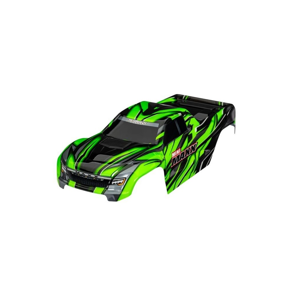 Carrocería Mini Maxx verde pintada Traxxas TRX10711-GRN Carrocería Mini Maxx verde pintada Traxxas TRX10711-GRN