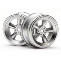 HPI Vintage 5 Spock wheel 26mm Matt Chrome HPI-3815