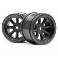 HPI VINTAGE 8 SPOKE WHEEL 31mm GUNMETAL 6mm OFFSET HPI-3814