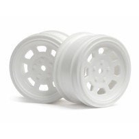 HPI VINTAGE STOCK CAR WHEEL 26mm White HPI-3855
