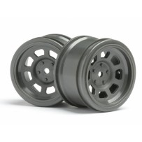 HPI VINTAGE STOCK CAR WHEEL 31mm Gunmetal HPI-3860
